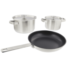 3 piece stainless steel cookware set