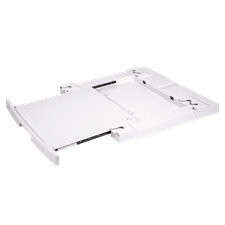 Electrolux stacking kit with slide-out shelf for frontload washer and dryer