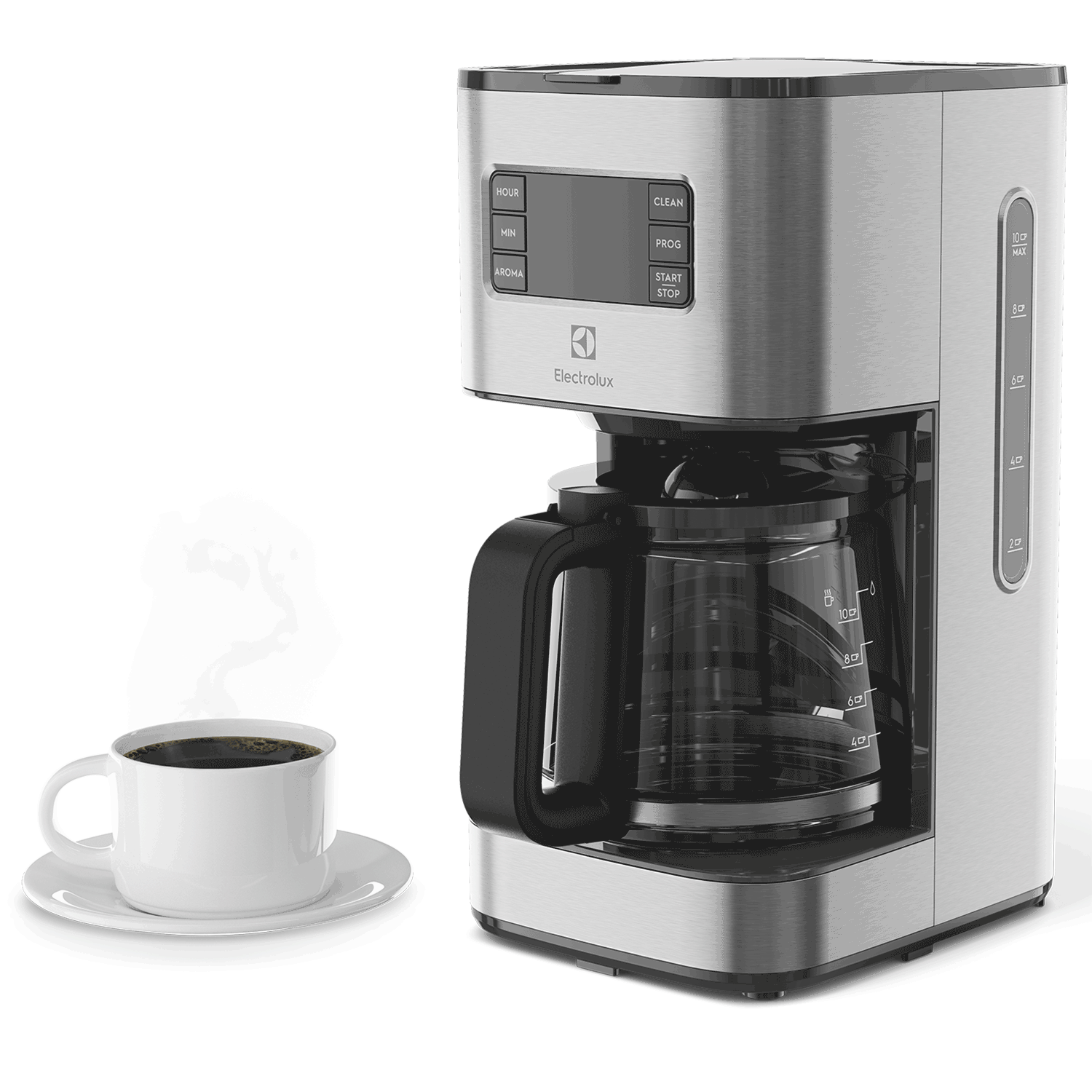 1.25L drip coffee machine E5CM180ST Electrolux Malaysia
