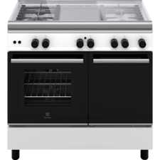 90cm 500 Series freestanding cooker with gas hob and 62L electric oven