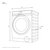 10kg UltimateCare 500 front load washing machine