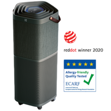 Pure A9 air purifier with 5 stage filter for 88m² room coverage