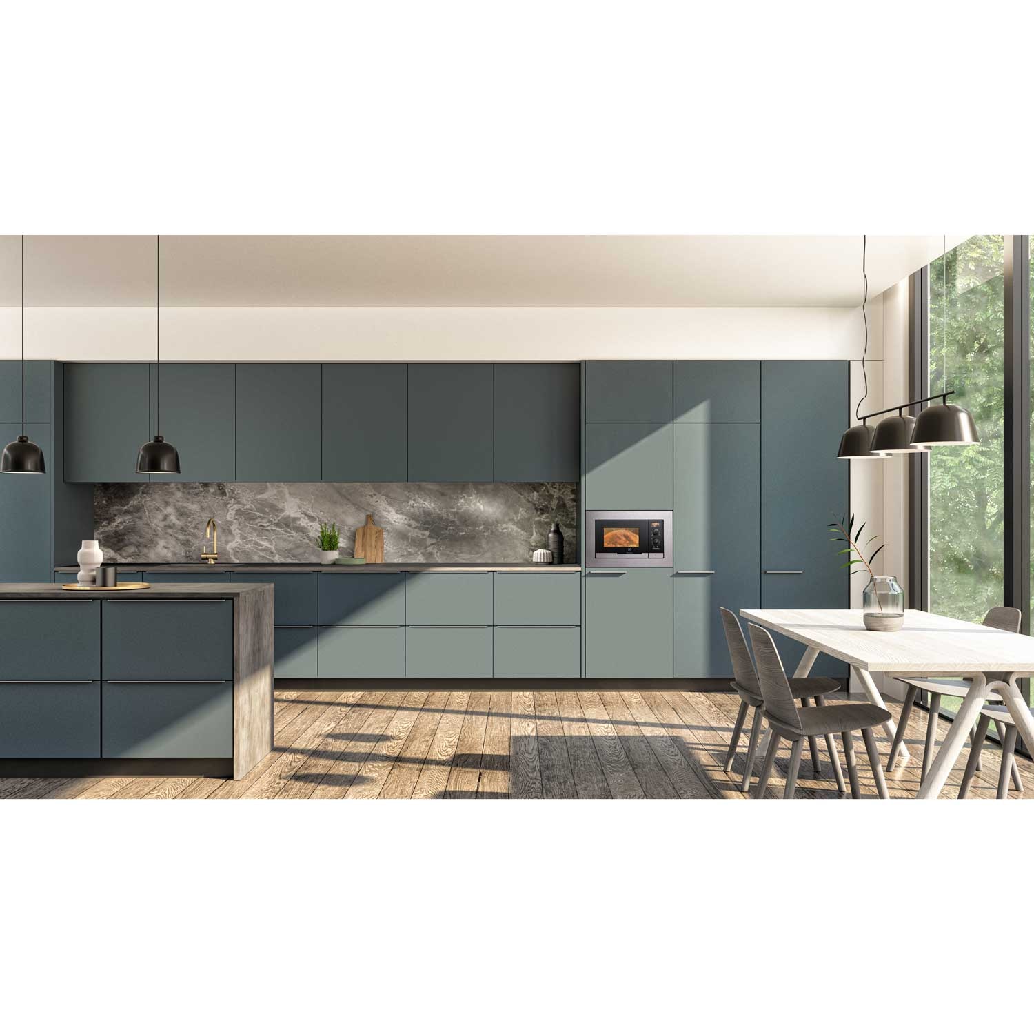 20L Builtin Microwave with Grill EMS2085X Electrolux Malaysia