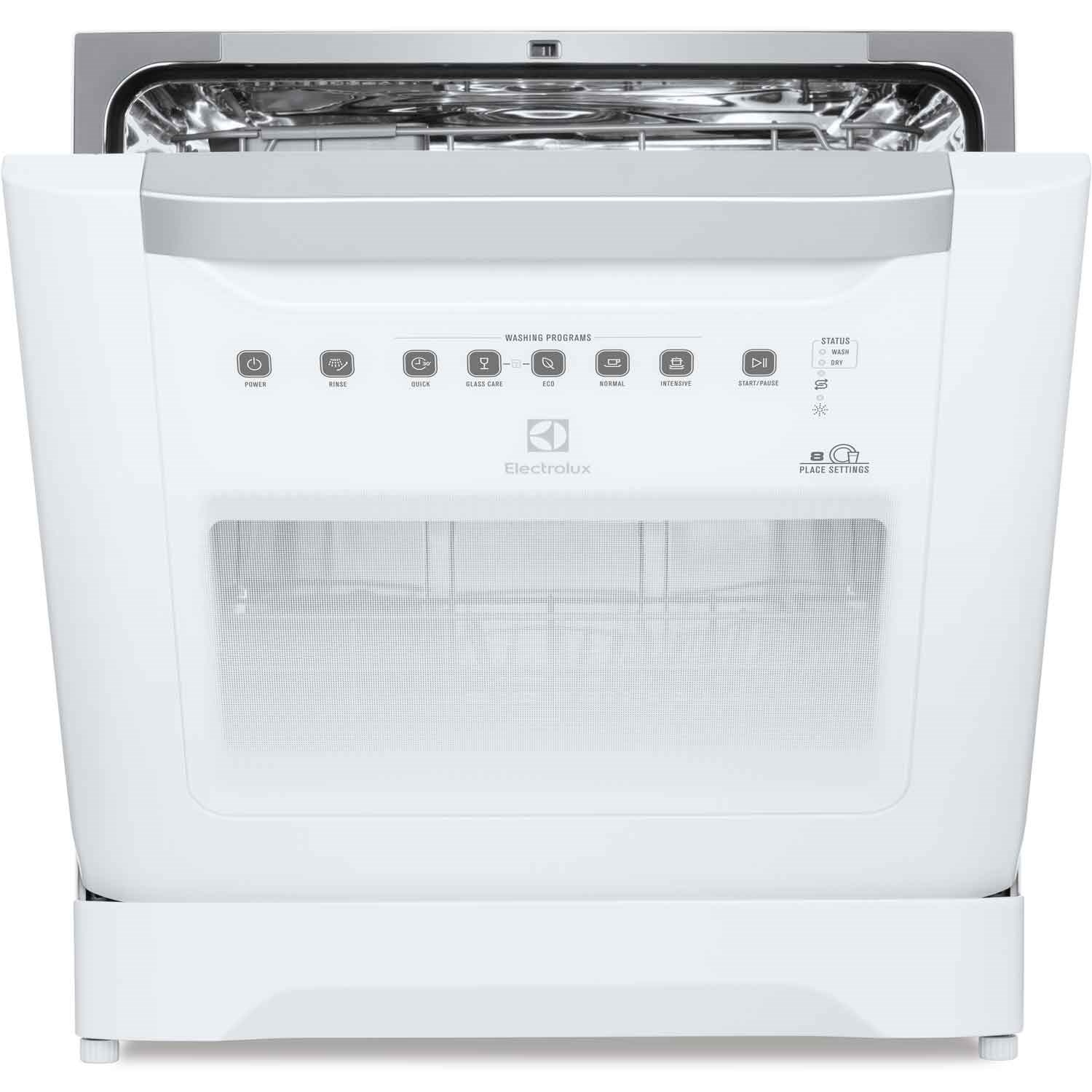 55cm UltimateCare 300 compact dishwasher with 8 place settings ESF6010BW