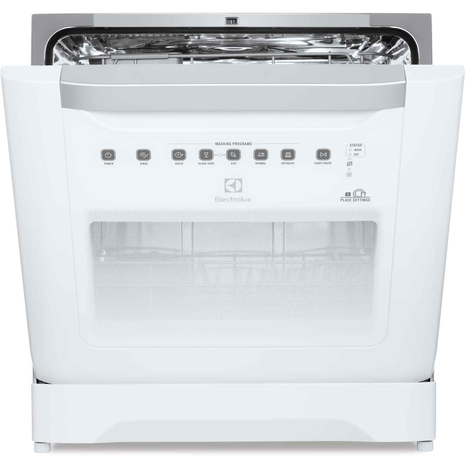 55cm UltimateCare 300 compact dishwasher with 8 place settings ESF6010BW