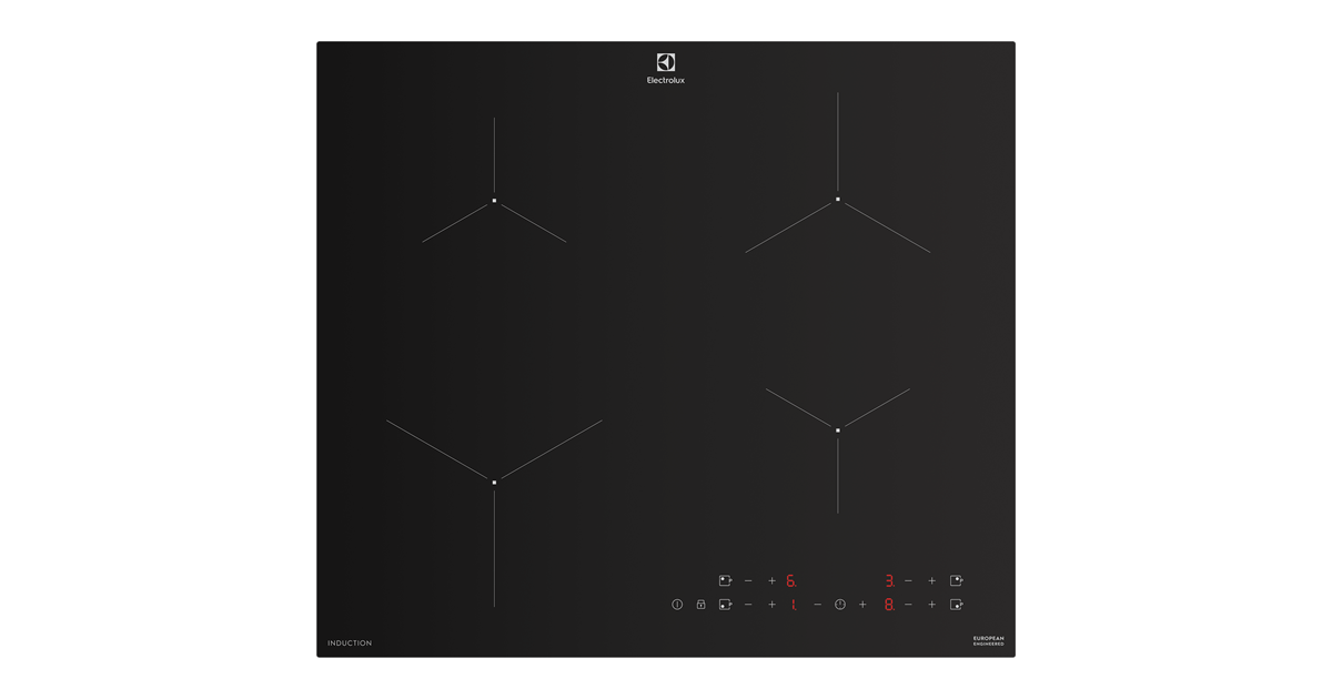 60cm builtin induction cooktop EHI6450BA Electrolux Malaysia