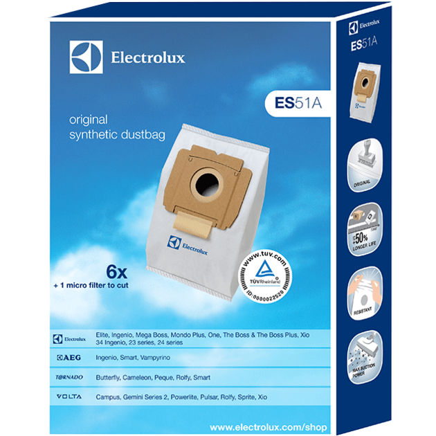 Electrolux dust bag clearance