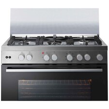 90cm UltimateTaste 700 freestanding cooker with gas hob and 130L electric oven