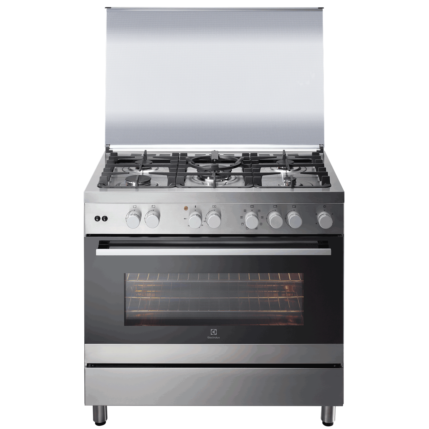 90cm Free-Standing Gas Cooker with Electric Oven - EKM9689X