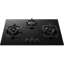 90cm UltimateTaste 300 built-in gas hob with 3 cooking zones