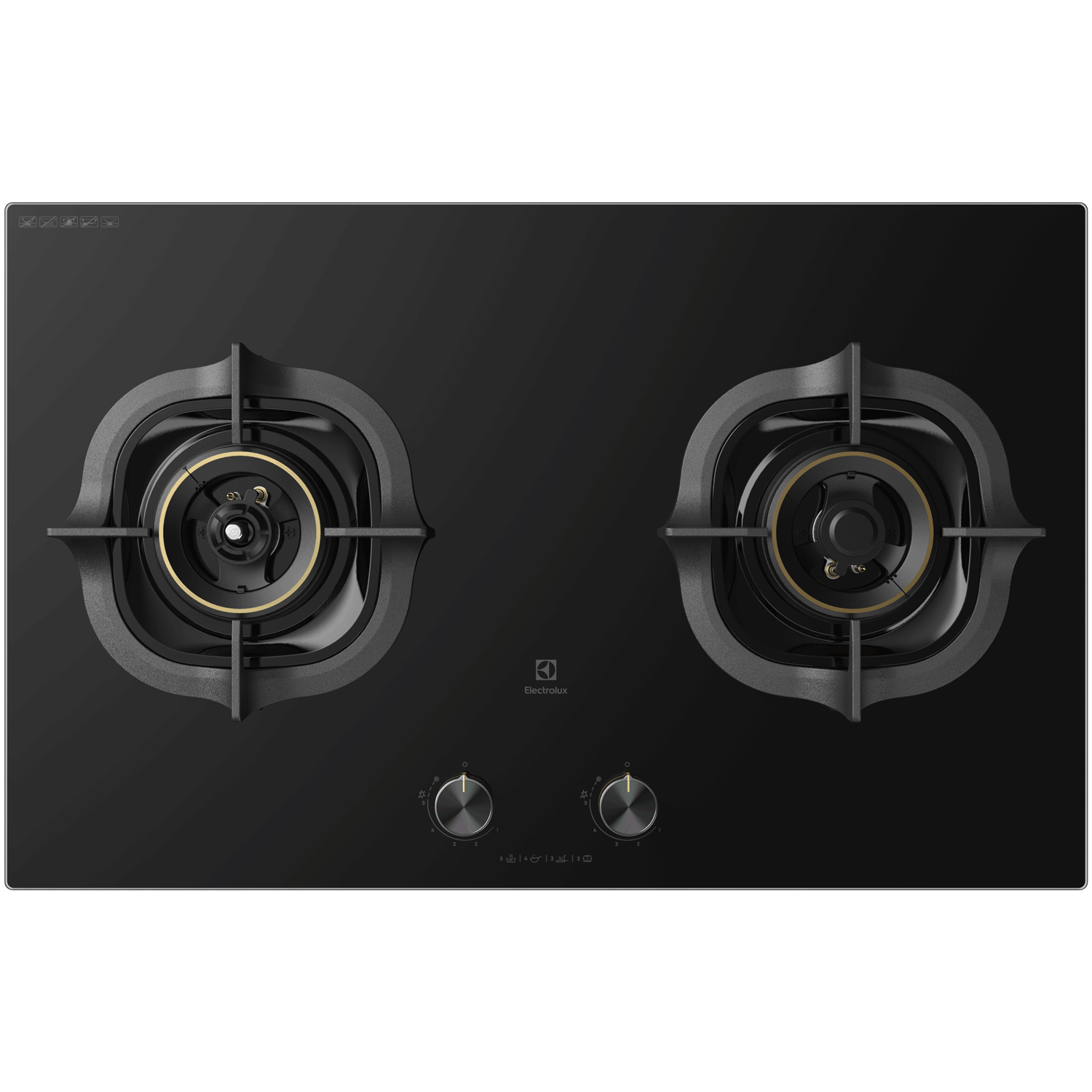 80cm gas stove with 2 cooking zones - EHG8238BC | Electrolux Malaysia