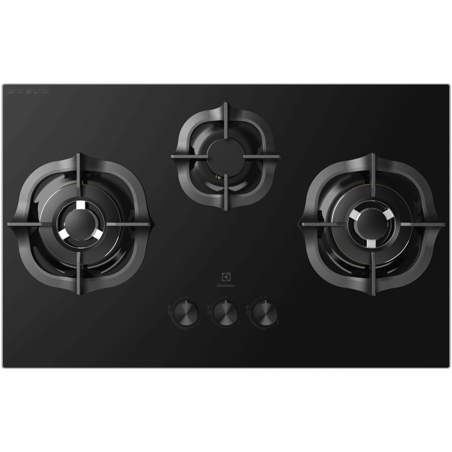 80cm UltimateTaste 300 built in gas hob with 3 cooking zones