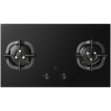 90cm UltimateTaste 300 built-in gas hob with 2 cooking zones