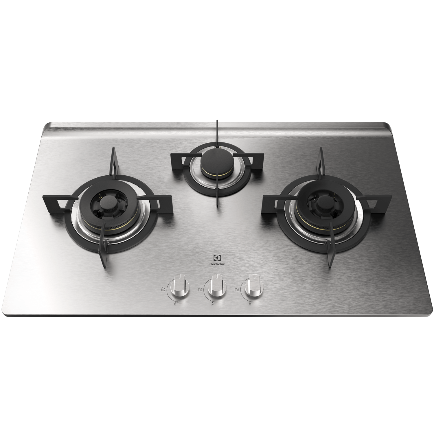 86cm stainless steel 3burner gas hob EHG933SA Electrolux Malaysia