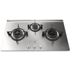 86cm UltimateTaste 300 built-in gas hob with 3 cooking zones