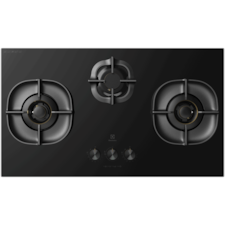 90cm UltimateTaste 700 built-in gas hob with 3 cooking zones