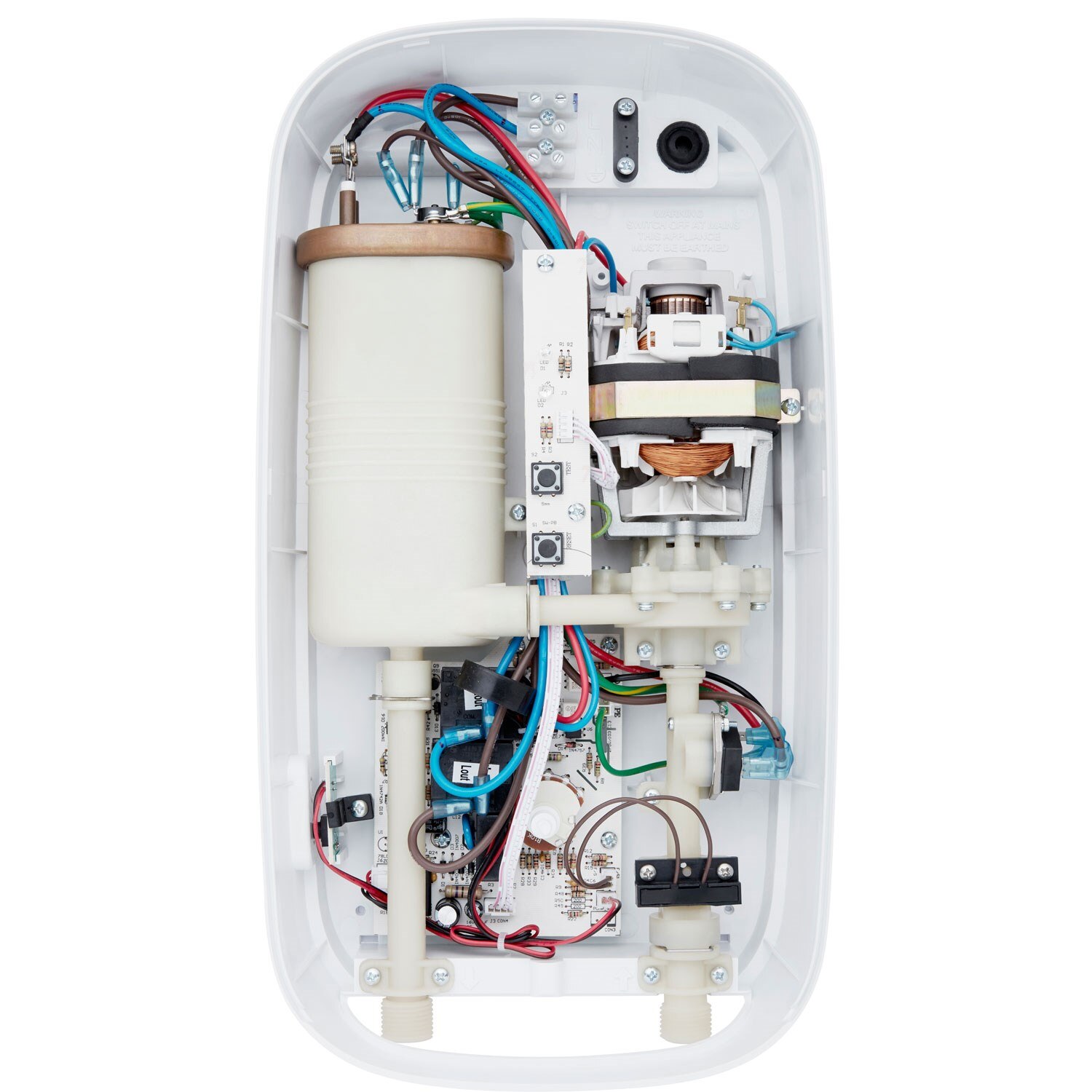 ComfortFlow™ 500 Water Heater (DC pump) with Rain Shower EWE361KBDWB1