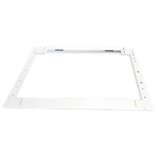 Washing machine and dryer stacking kit