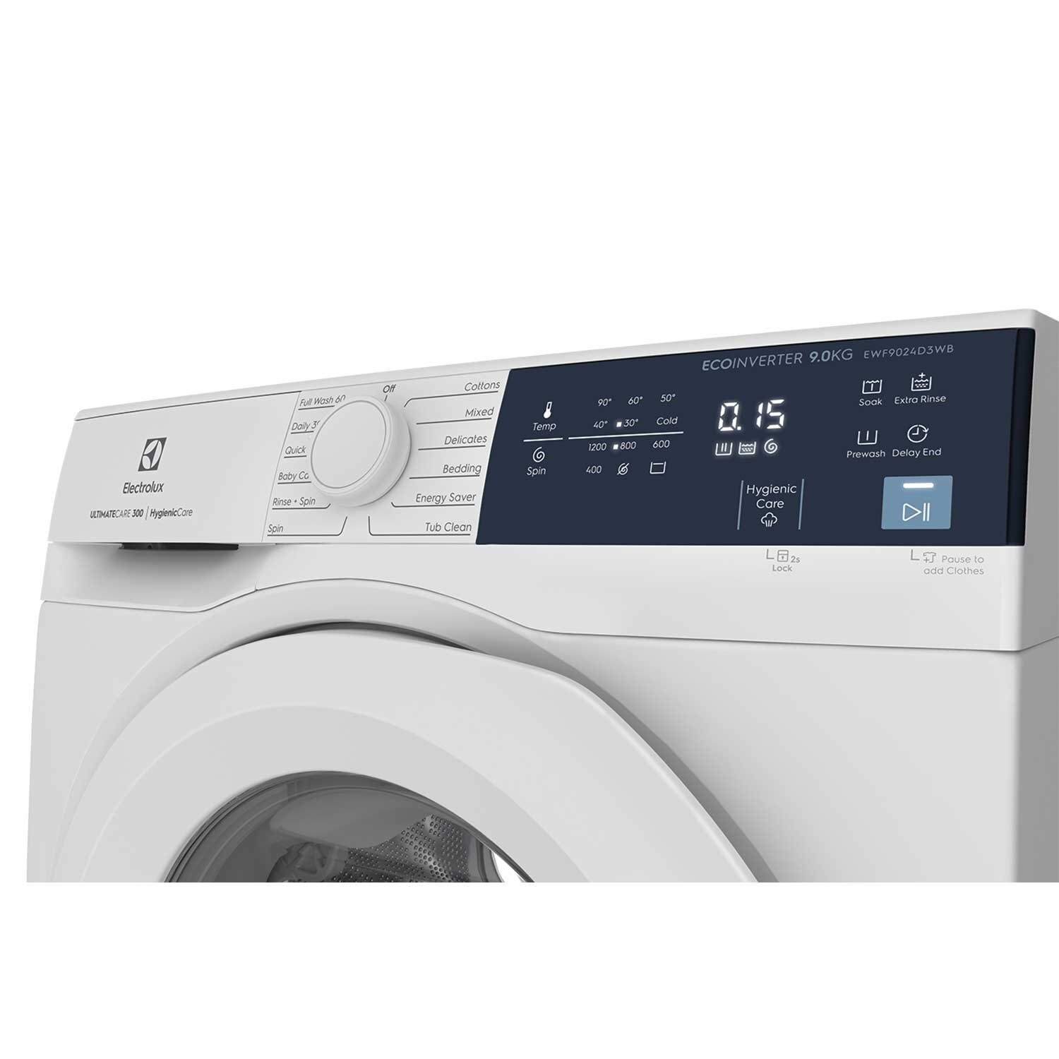 9kg front load washing machine EWF9024D3WB Electrolux Malaysia