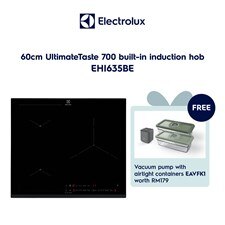 60cm UltimateTaste 700 built-in induction hob with 3 cooking zones