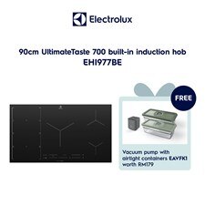 90cm UltimateTaste 700 built-in induction hob with 5 cooking zones