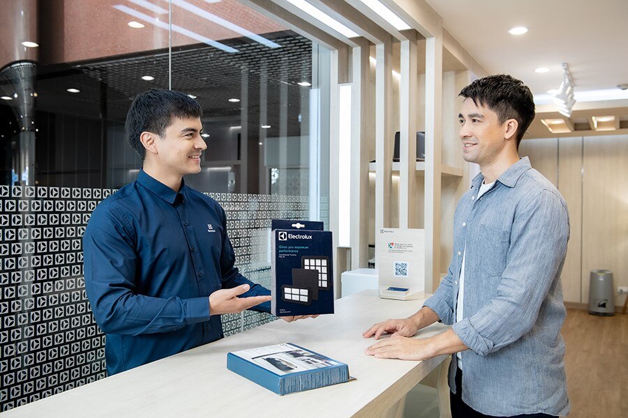 Washing machine cleaning service at home Electrolux Malaysia