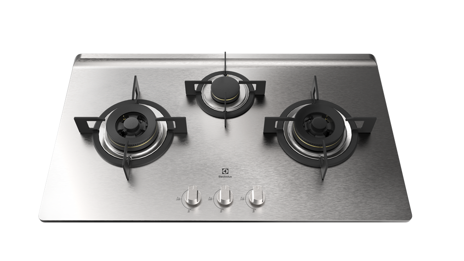 86cm Stainless Steel 3 Burner Gas Hob Ehg933sa Electrolux Malaysia
